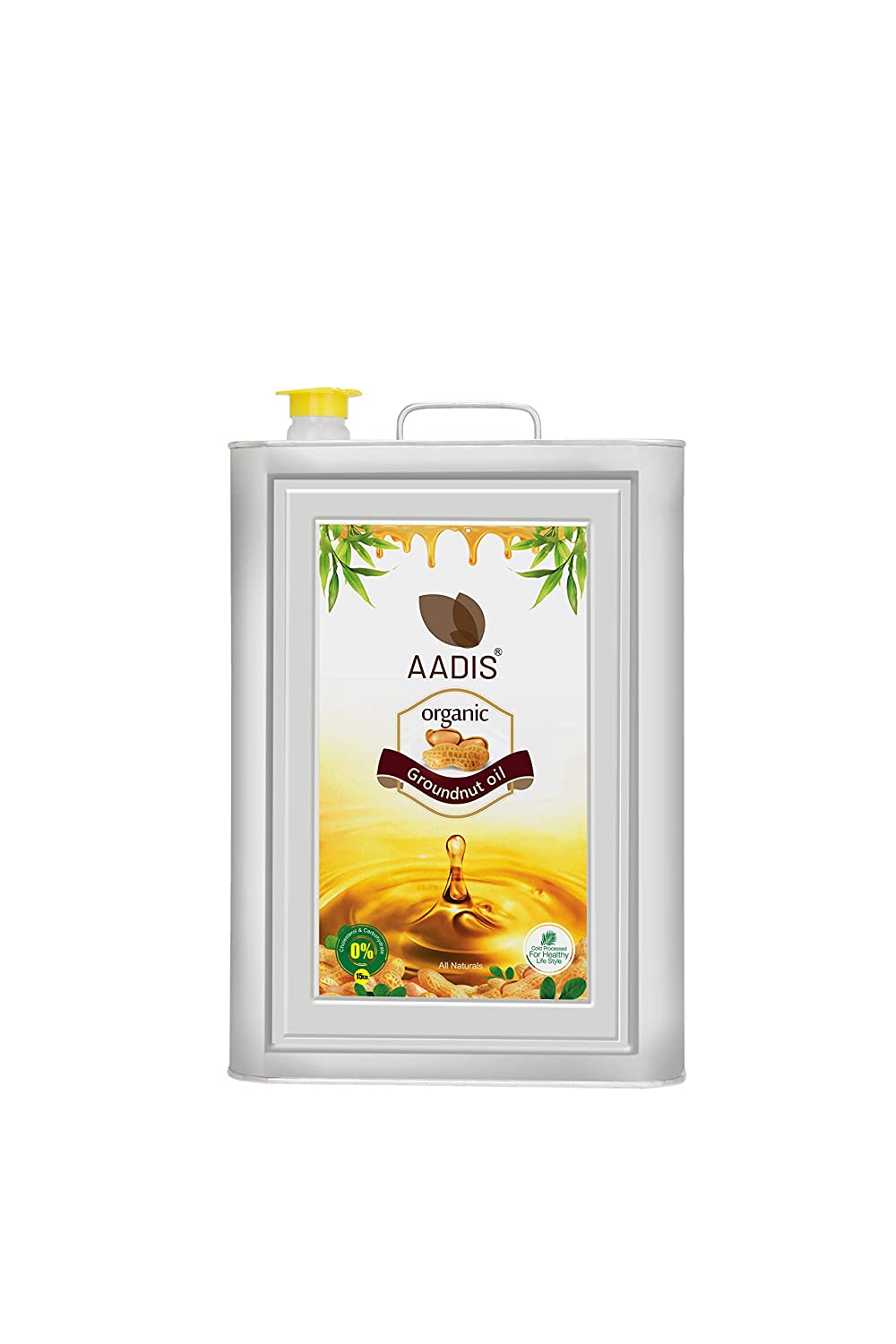 AADIS Organic Groundnut Oil 15 Ltr